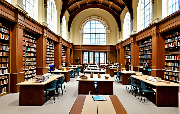 **Prompt 1: A Vibrant Community Hub Library**
    A bustling, modern library interior filled with diverse people of all ages. Show a mix of activities: someone immersed in a VR historical experience, a small group participating in a local cooking class with fresh produce, and individuals engaged in creative workshops like 3D printing or crafting. Emphasize a warm, welcoming atmosphere with plenty of natural light, comfortable seating, and dynamic interactions, reflecting the library as a living community heart and a place for experiential learning.