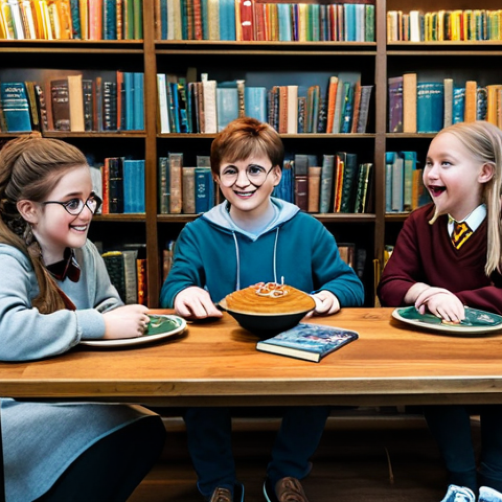 책 테마 파크형 도서관 - Immersive Storytelling Experience**

A modern, family-friendly library featuring a Harry Potter-them...