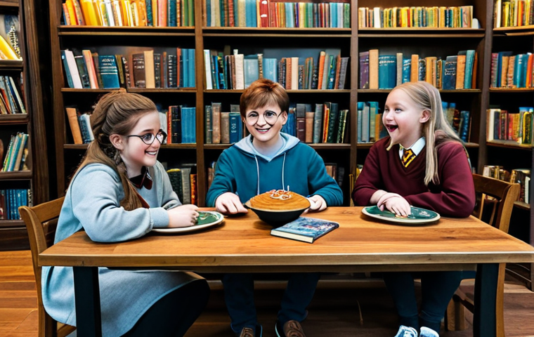 책 테마 파크형 도서관 - Immersive Storytelling Experience**

A modern, family-friendly library featuring a Harry Potter-them...